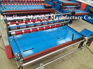 Double Deck Roofing Sheet Roll Forming Machine G300 With Double Chains Drive