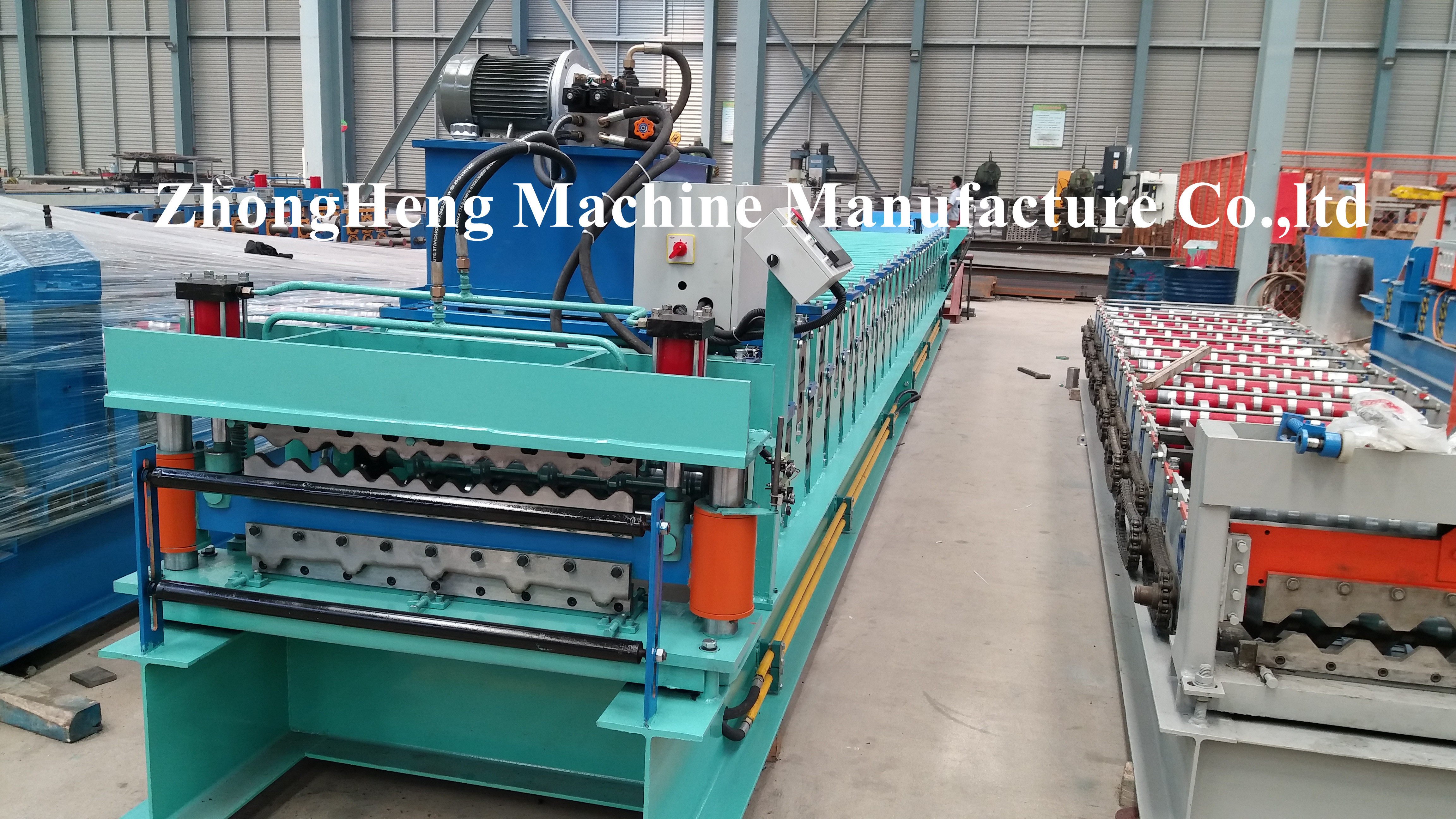 Building Material Roofing Sheet Roll Forming Machine with two different models