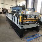 Fast Speed Metal Roof Panel Roll Forming Machine Hydraulic Cutting 4 + 4kw