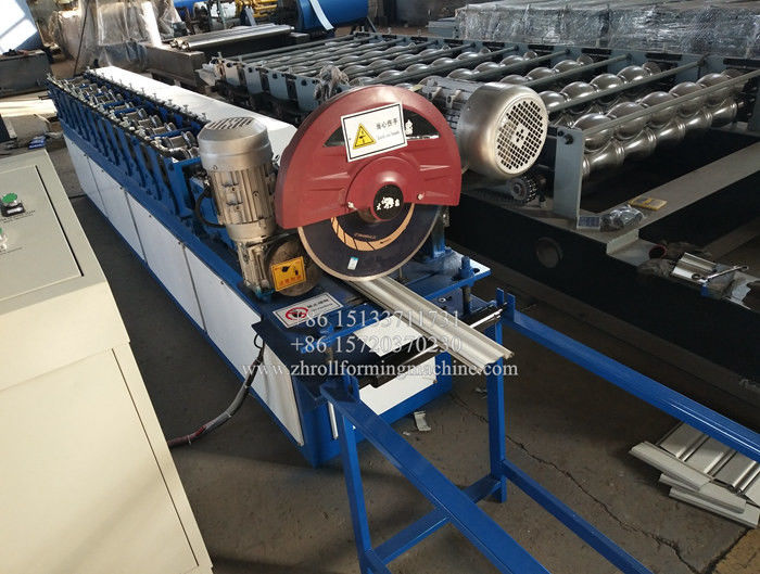 Hydraulic Cutting Roll Forming Machine For Shutter Door Panels 6-10M/Min Efficiency 0.6-1Mm